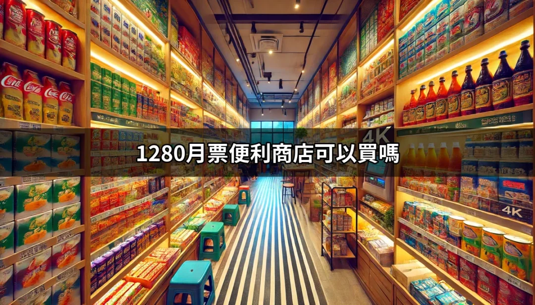 1280月票便利商店購買方式全解析：你可以在超商買到它嗎？ | 好吃美食的八里人