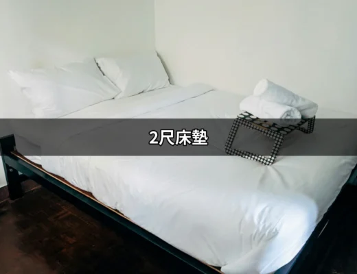 選擇完美的2尺床墊，為你的睡眠品質加分 | 好吃美食的八里人