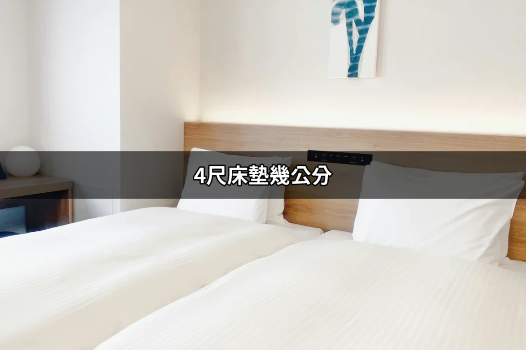 探索4尺床墊幾公分：完美睡眠尺寸指南 | 好吃美食的八里人