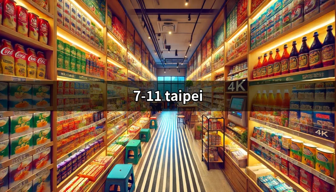 探索台北的便利商店王國：7-11 taipei 的魅力與特色 | 好吃美食的八里人