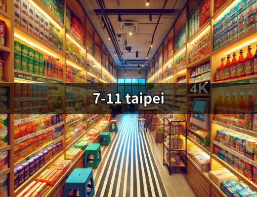 探索台北的便利商店王國：7-11 taipei 的魅力與特色 | 好吃美食的八里人