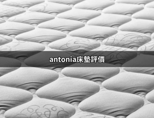 【深度解析】Antonia床墊評價：值得投資的睡眠伴侶？ | 好吃美食的八里人