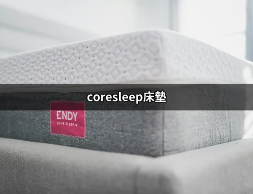 尋找最佳睡眠：coresleep床墊的全面解析 | 好吃美食的八里人