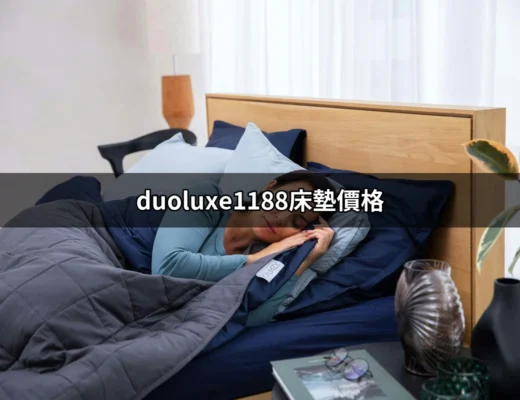 duoluxe1188床墊價格：讓你了解高品質床墊的真實價值 | 好吃美食的八里人