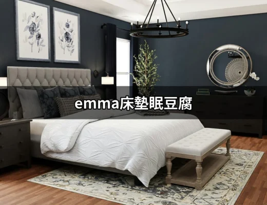 探索emma床墊眠豆腐：完美的睡眠伴侶 | 好吃美食的八里人