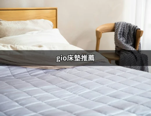 【gio床墊推薦】選擇舒適、安全的睡眠伴侶 | 好吃美食的八里人