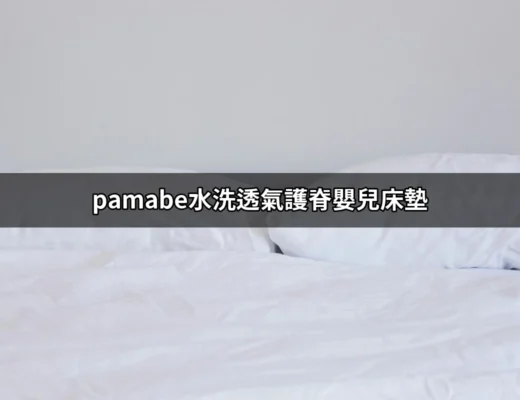 pamabe水洗透氣護脊嬰兒床墊：給寶寶最好的睡眠體驗 | 好吃美食的八里人