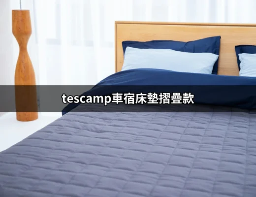 讓你的露營夢想成真：tescamp車宿床墊摺疊款全攻略 | 好吃美食的八里人