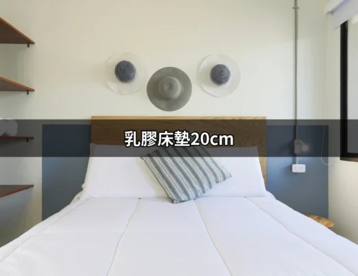 升級您的睡眠品質：選擇乳膠床墊20cm的優勢 | 好吃美食的八里人