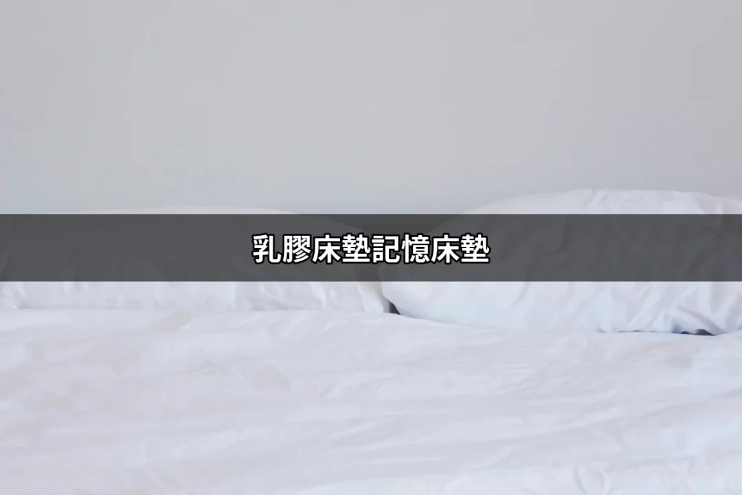 乳膠床墊與記憶床墊：選擇你的理想睡眠伴侶 | 好吃美食的八里人