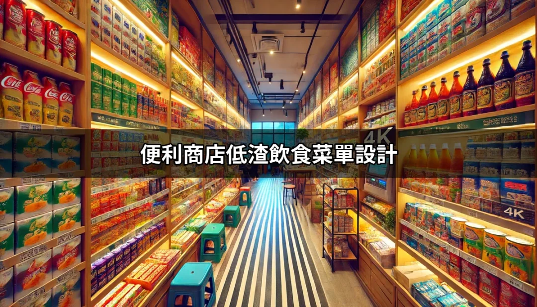 創意美味的便利商店低渣飲食菜單設計，讓你輕鬆應對檢查日！ | 好吃美食的八里人