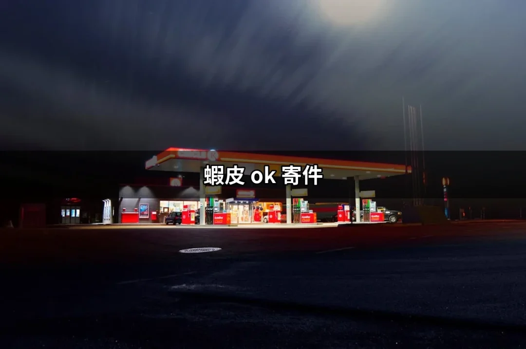 蝦皮 OK 寄件：全方位解析與使用技巧 | 好吃美食的八里人