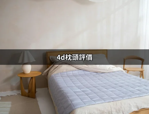 4D枕頭評價：讓你的睡眠更舒適的秘密武器 | 好吃美食的八里人