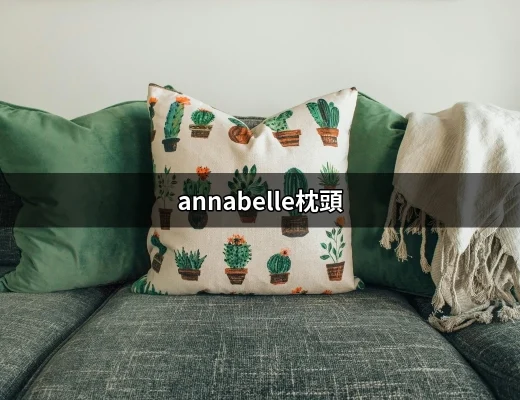 Annabelle枕頭：為您的睡眠質量加分的完美選擇 | 好吃美食的八里人