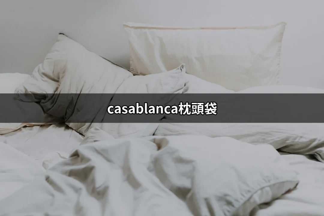 探索Casablanca枕頭袋：讓夢鄉更完美的秘密武器 | 好吃美食的八里人