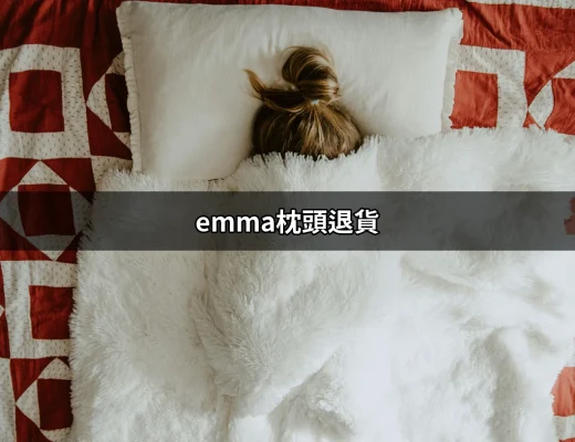 Emma枕頭退貨指南：輕鬆了解退貨流程與注意事項 | 好吃美食的八里人