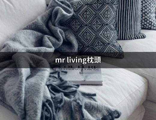 MR Living枕頭：打造完美睡眠的秘密武器 | 好吃美食的八里人