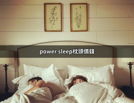 探索Power Sleep枕頭價錢：您所需的一切資訊 | 好吃美食的八里人