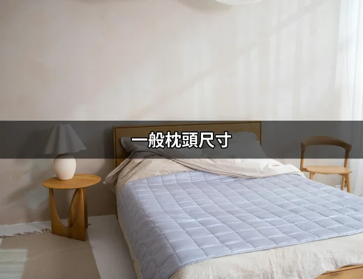 一般枕頭尺寸的全方位指南：讓你的睡眠更舒適 | 好吃美食的八里人