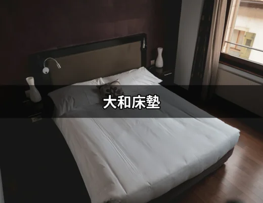 不可不知的睡眠革命：大和床墊的魅力 | 好吃美食的八里人