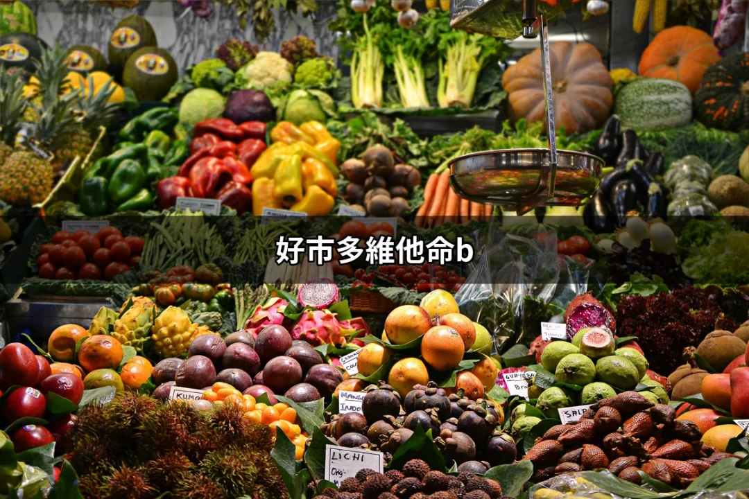 在好市多找到完美的維他命B群：全面指南 | 便利商店 | 好吃美食的八里人