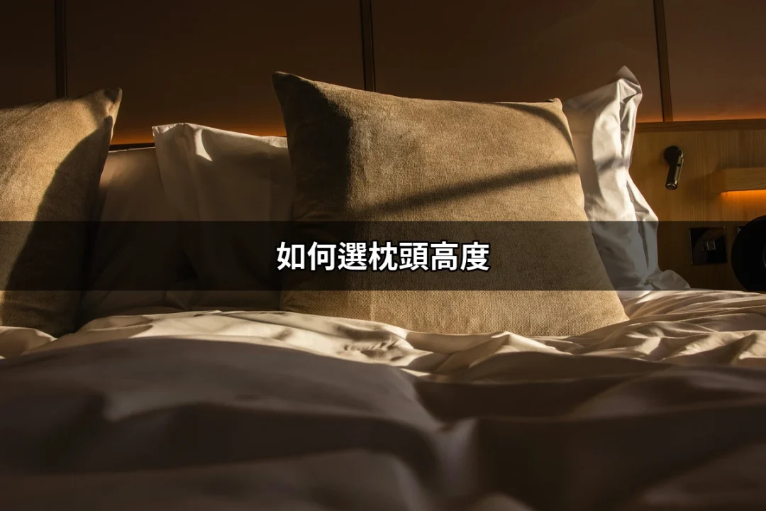 如何選擇合適的枕頭高度？揭開你的睡眠之謎！ | 好吃美食的八里人