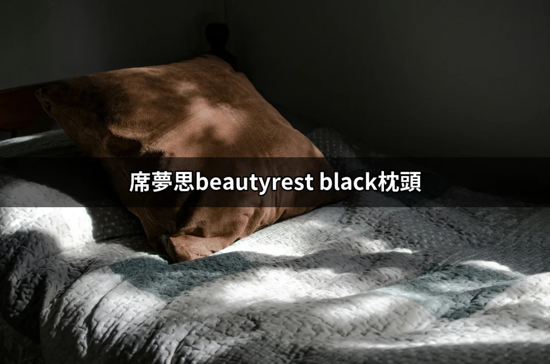 讓每個夜晚都舒適的夢：探秘席夢思Beautyrest Black枕頭 | 好吃美食的八里人