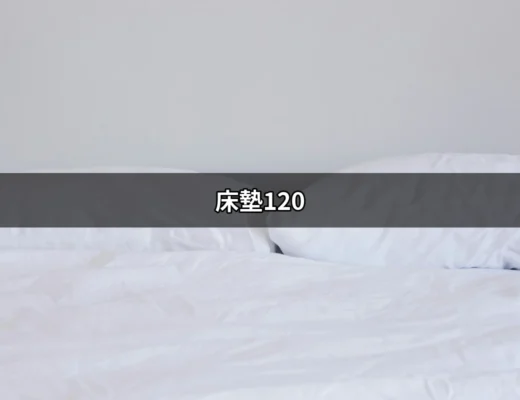 如何選擇床墊120：完美睡眠的關鍵 | 好吃美食的八里人