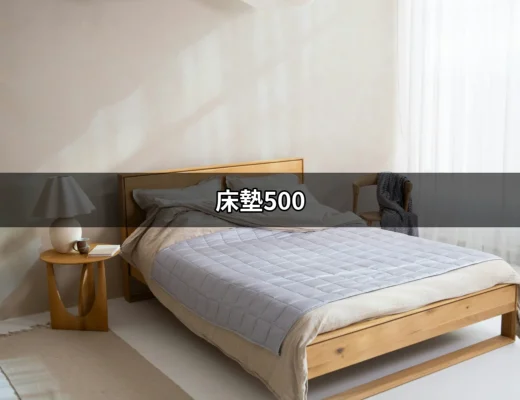 探尋睡眠的秘密：床墊500帶來的優質睡眠體驗 | 好吃美食的八里人