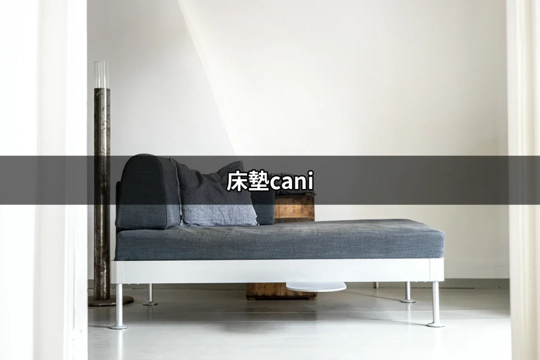 為什麼「床墊cani」是你最佳的睡眠夥伴？ | 好吃美食的八里人