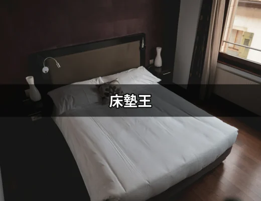 床墊王：打造夢幻睡眠的秘密武器 | 好吃美食的八里人