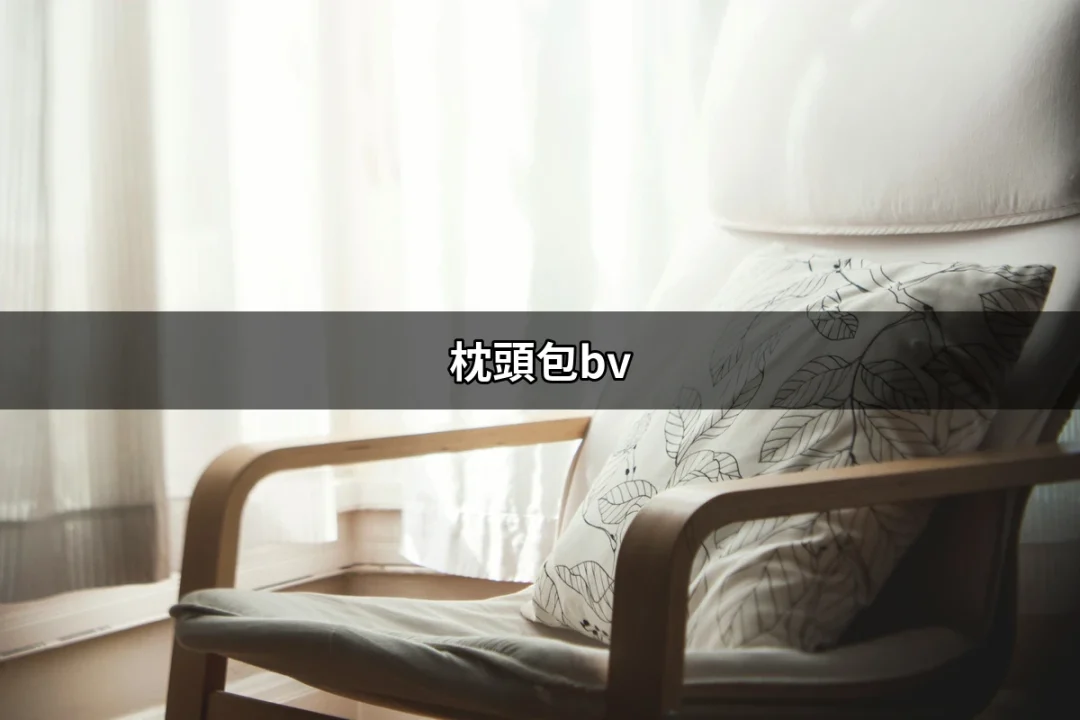 讓你心動的枕頭包BV：如何選擇與搭配？ | 好吃美食的八里人