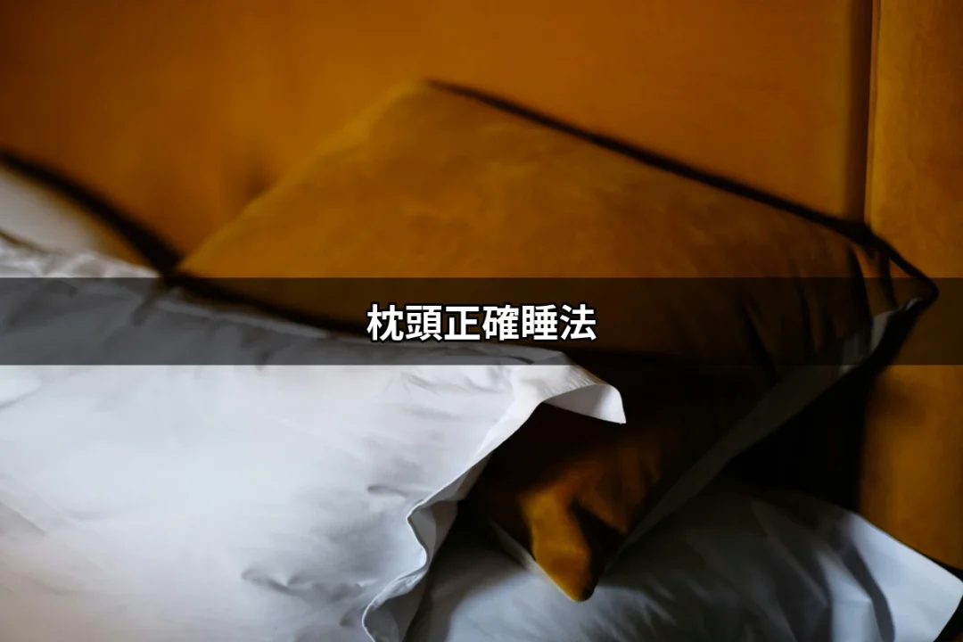 如何選擇適合的枕頭正確睡法：輕鬆改善睡眠品質 | 好吃美食的八里人