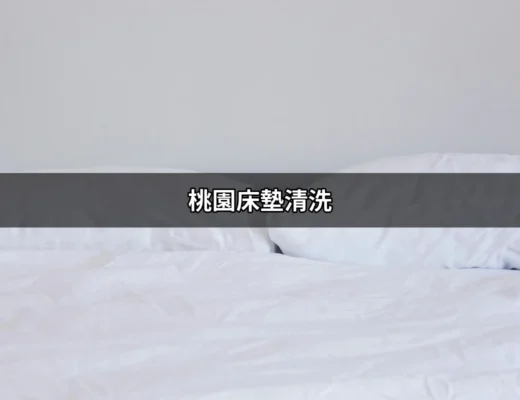 桃園床墊清洗，讓你的睡眠更健康 | 好吃美食的八里人