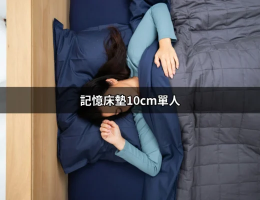 讓你夜夜好眠的記憶床墊10cm單人選擇指南 | 好吃美食的八里人