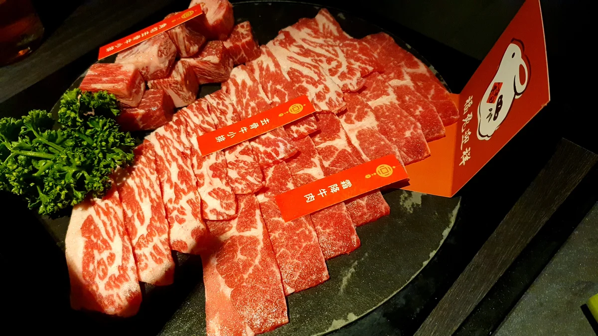 茶六燒肉堂和牛肋條醬燒橫膈膜牛舌實拍
