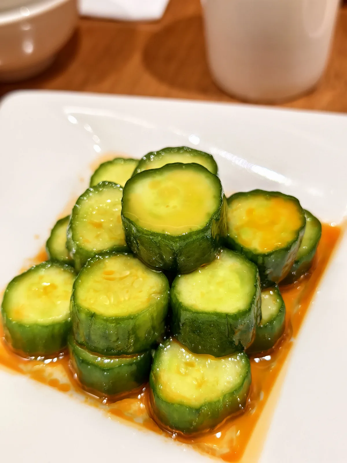鼎泰豐辣味黃瓜實拍