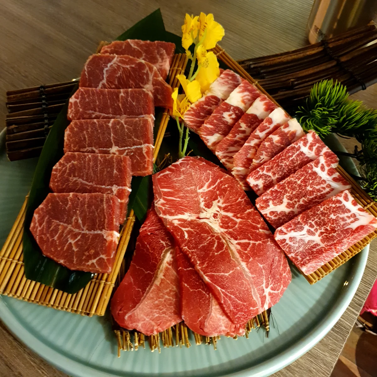 原燒菜單 2026 套餐牛肉拼盤實拍